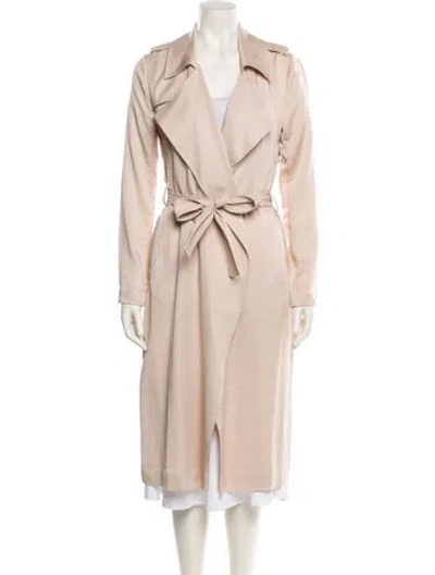 Pre-owned Badgley Mischka Trench Coat In Neutral