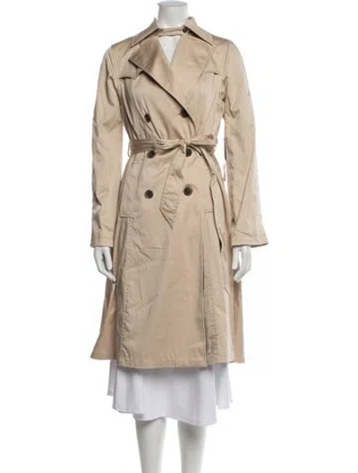 Pre-owned Badgley Mischka Trench Coat In Neutral