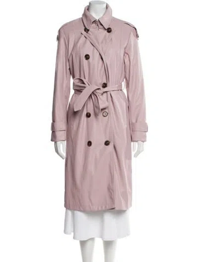 Pre-owned Badgley Mischka Trench Coat In Pink