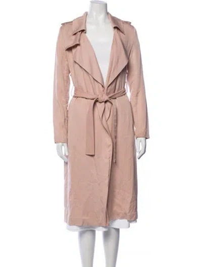Pre-owned Badgley Mischka Trench Coat In Pink