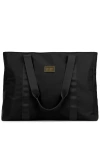 Badgley Mischka Uncomplicated Nylon Weekender Travel Tote Bag In Black