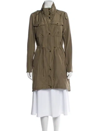 Pre-owned Badgley Mischka Utility Jacket In Green