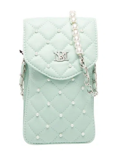 Pre-owned Badgley Mischka Vegan Leather Backpack W/ Tags In Green