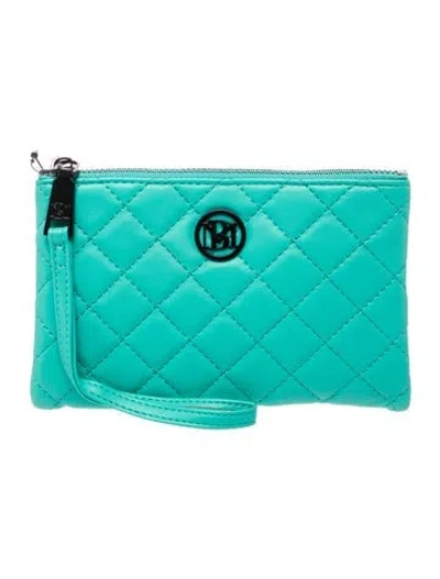Pre-owned Badgley Mischka Vegan Leather Clutch W/ Tags In Multi