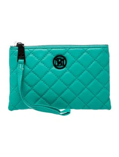 Pre-owned Badgley Mischka Vegan Leather Clutch W/ Tags In Multi