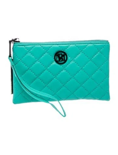 Pre-owned Badgley Mischka Vegan Leather Clutch W/ Tags In Multi