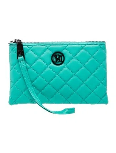 Pre-owned Badgley Mischka Vegan Leather Clutch W/ Tags In Multi