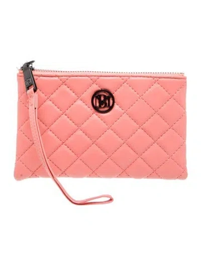 Pre-owned Badgley Mischka Vegan Leather Crossbody Bag In Orange