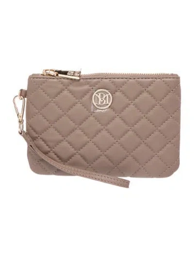 Pre-owned Badgley Mischka Vegan Leather Crossbody Bag W/ Tags In Brown