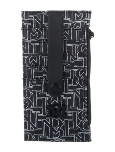 Pre-owned Badgley Mischka Vegan Leather Printed Wallet W/ Tags In Multi