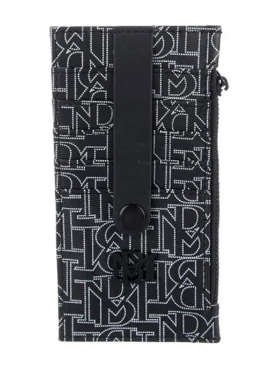 Pre-owned Badgley Mischka Vegan Leather Printed Wallet W/ Tags In Multi