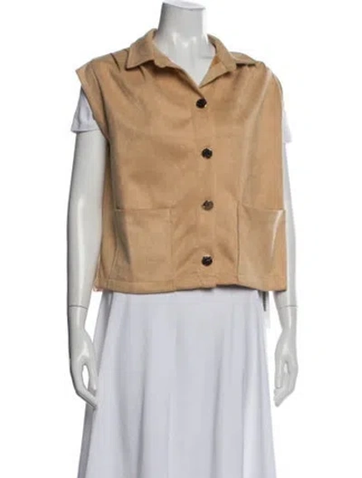 Pre-owned Badgley Mischka Vest W/ Tags In Blue