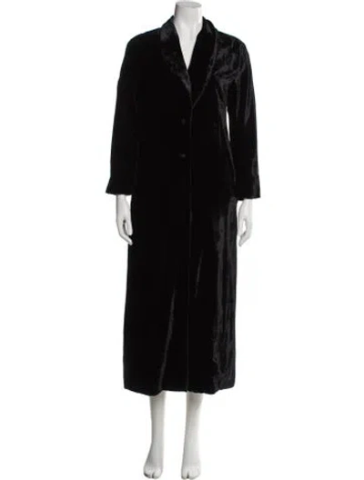 Pre-owned Badgley Mischka Vintage 2000's Coat In Black