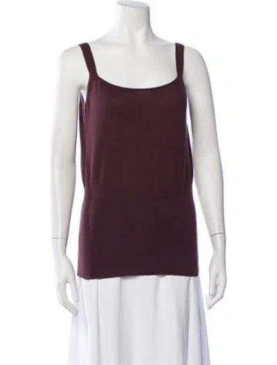 Pre-owned Badgley Mischka Vintage Late 1990's - Early 2000's Top In Purple