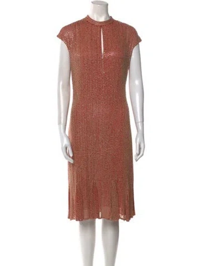 Pre-owned Badgley Mischka Vintage Midi Length Dress