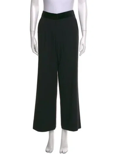 Pre-owned Badgley Mischka Wide Leg Pants In Black