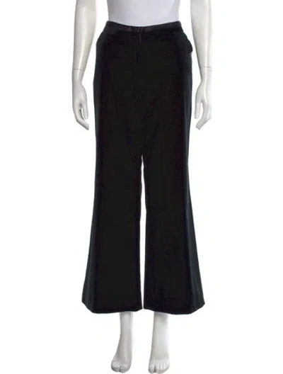 Pre-owned Badgley Mischka Wide Leg Pants In Black