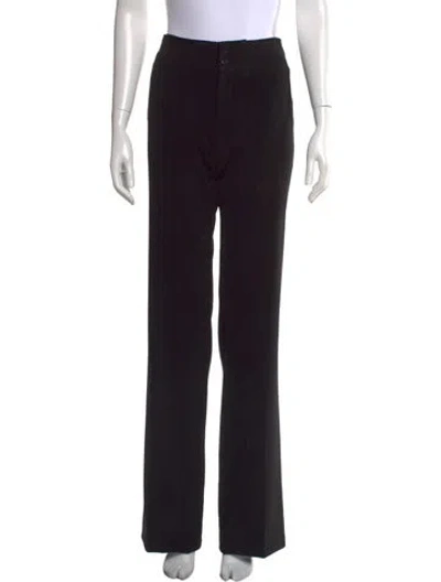 Pre-owned Badgley Mischka Wide Leg Pants In Black