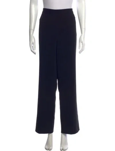 Pre-owned Badgley Mischka Wide Leg Pants In Black