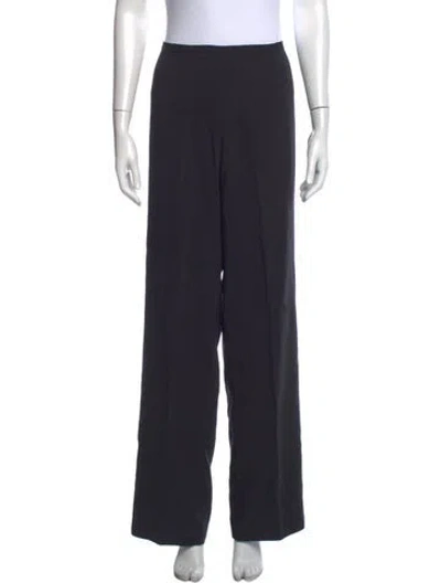Pre-owned Badgley Mischka Wide Leg Pants In Black