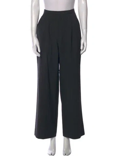 Pre-owned Badgley Mischka Wide Leg Pants In Gray