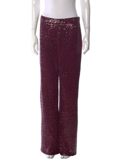 Pre-owned Badgley Mischka Wide Leg Pants In Multi