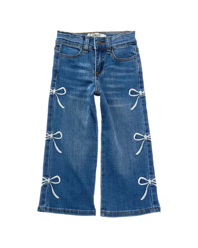 Badgley Mischka Wide Leg Regular-rise Jean In Blue