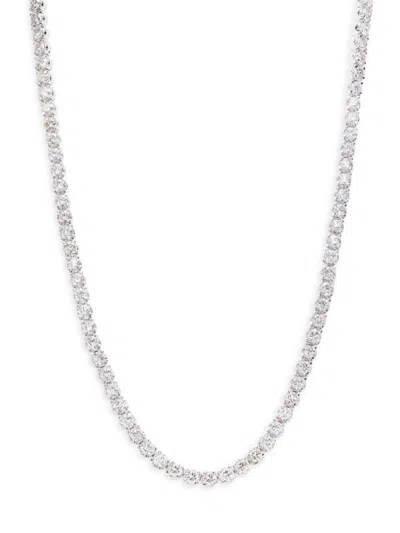 Badgley Mischka Women's 14k White Gold & 16 Tcw Lab-grown Diamond Tennis Necklace