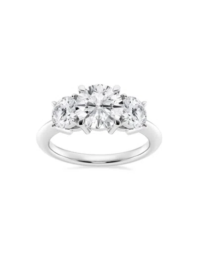 Badgley Mischka Women's 14k White Gold & 3 Tcw Diamond Ring In Metallic