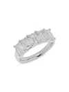 Badgley Mischka Women's 14k White Gold & 3 Tcw Lab-grown Diamond Ring In Brown