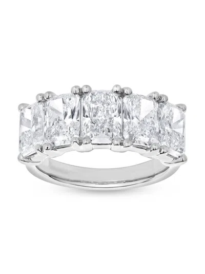 Badgley Mischka Women's 14k White Gold & 4.60 Tcw Lab-grown Diamond Ring