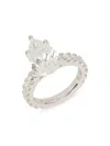 Badgley Mischka Women's 14k White Gold & 5.7 Tcw Lab Grown Diamond Ring In White Gold