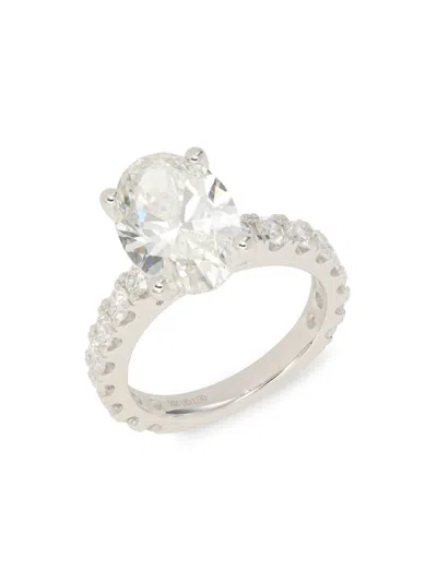 Badgley Mischka Women's 14k White Gold & 5.75 Tcw Lab-grown Diamond Ring