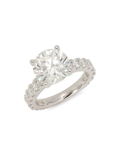 Badgley Mischka Women's 14k White Gold & 5.75 Tcw Lab Grown Diamond Ring