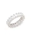 Badgley Mischka Women's 14k White Gold & 6 Tcw Lab-grown Diamond Eternity Ring In White Gold