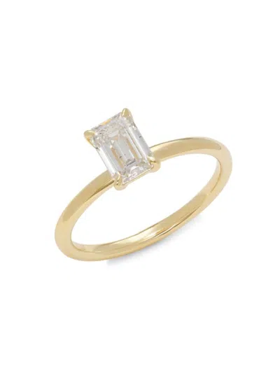 Badgley Mischka Women's 14k Yellow Gold & 1.08 Tcw Lab-grown Diamond Ring