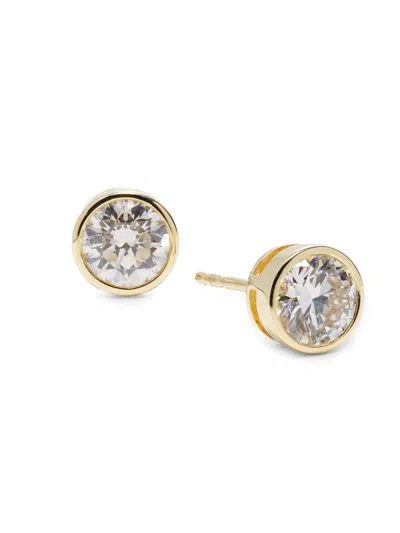 Badgley Mischka Women's 14k Yellow Gold & 1.45-1.57 Tcw Lab-grown Diamond Stud Earrings/8mm