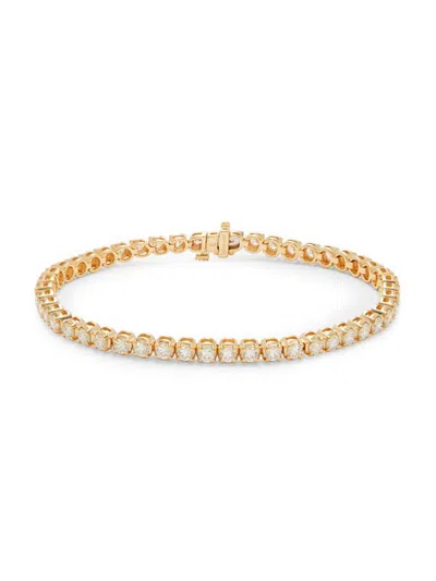 Badgley Mischka Women's 14k Yellow Gold & 5 Tcw Lab Grown Diamond Tennis Bracelet