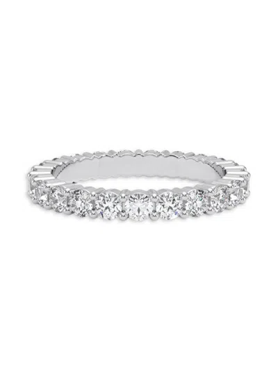 Badgley Mischka Women's 18k Gold & 1.58 Tcw Lab Grown Diamond Eternity Ring In Silver