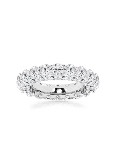 Badgley Mischka Women's 18k White Gold & 6.50 Tcw Lab Grown Diamond Eternity Ring
