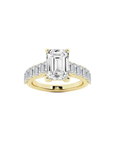 Badgley Mischka Women's 18k Yellow Gold & 4.25 Tcw Lab-grown Diamond Ring