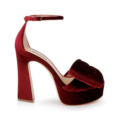 Badgley Mischka Women's Alora Ii In Bordeaux In Red