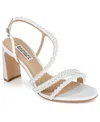 Badgley Mischka Collection Amora Slingback Sandal In White