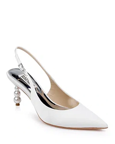 BADGLEY MISCHKA WOMEN'S BEATRIX POINTED TOE SLINGBACK PUMPS