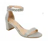Badgley Mischka Women's Bronwen Embellished Evening Shoe In Silver In Silver