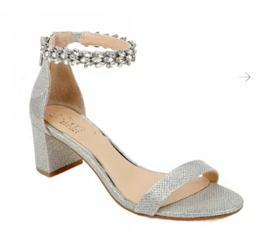 Badgley Mischka Women's Bronwen Embellished Evening Shoe In Silver