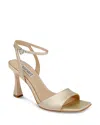 Badgley Mischka Cady Sandal Heels Gold Iridescent In Gold Iridescent