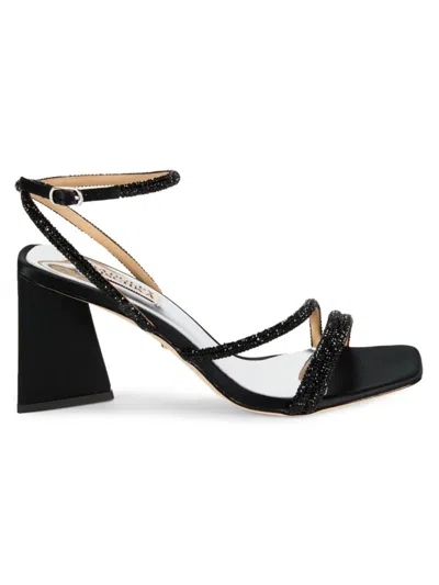 Badgley Mischka Women's Freedom Embellished Strap Sandals In Black