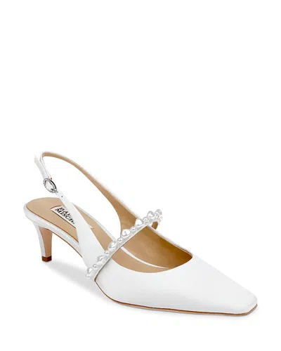 Badgley Mischka Women's Gretel Pumps In White