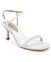 BADGLEY MISCHKA WOMEN'S JOLIE SQUARE TOE EVENING SANDALS